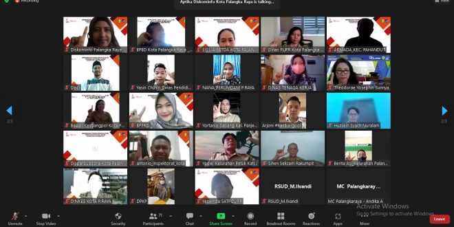Pemko Palangka Raya Berkomitmen Meningkatkan Kualitas Pelayanan Publik Melalui SP4N LAPOR